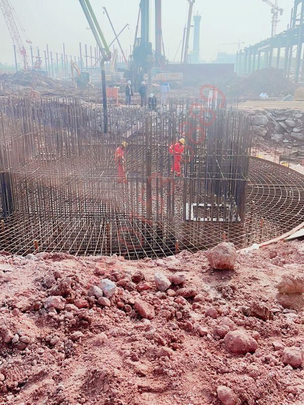 150米电厂烟筒倒模新建