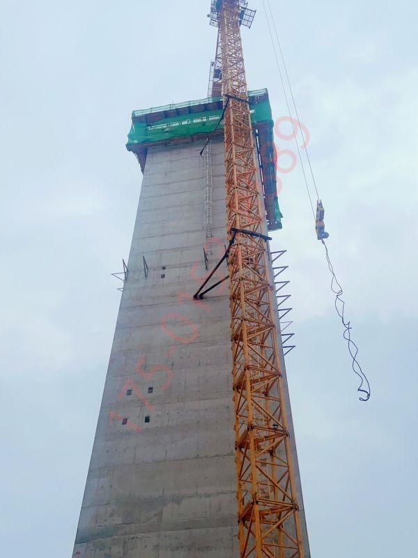 65米热电站大烟囱移模新建
